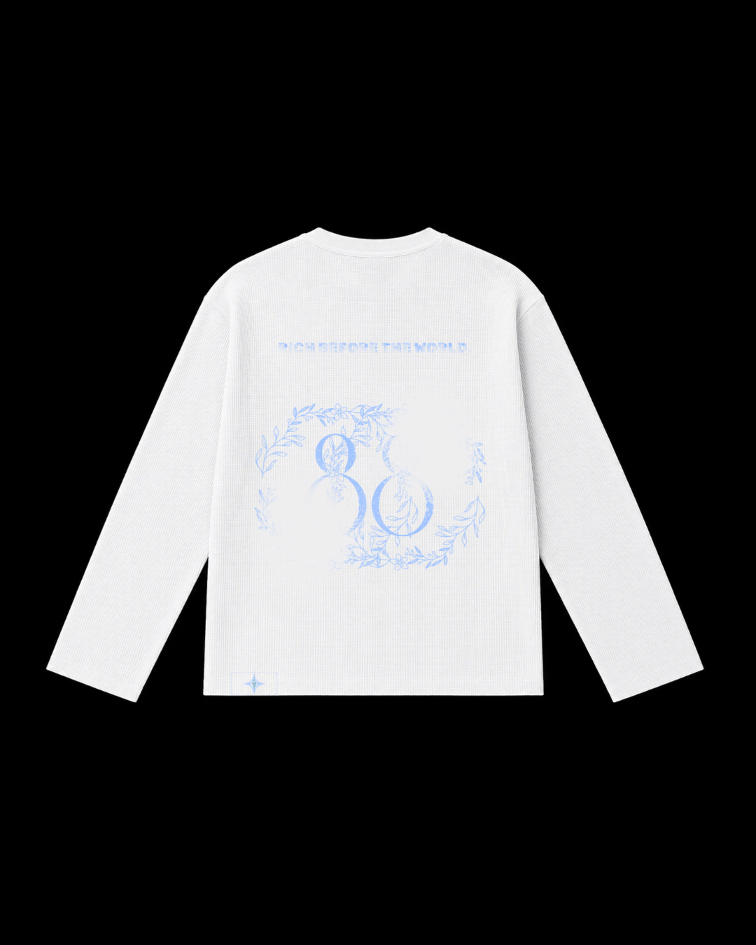 RHINESTONE WAFFLE LONGSLEEVE  (PRE-ORDER)