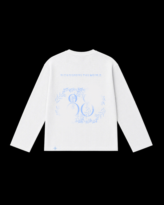RHINESTONE WAFFLE LONGSLEEVE  (PRE-ORDER)